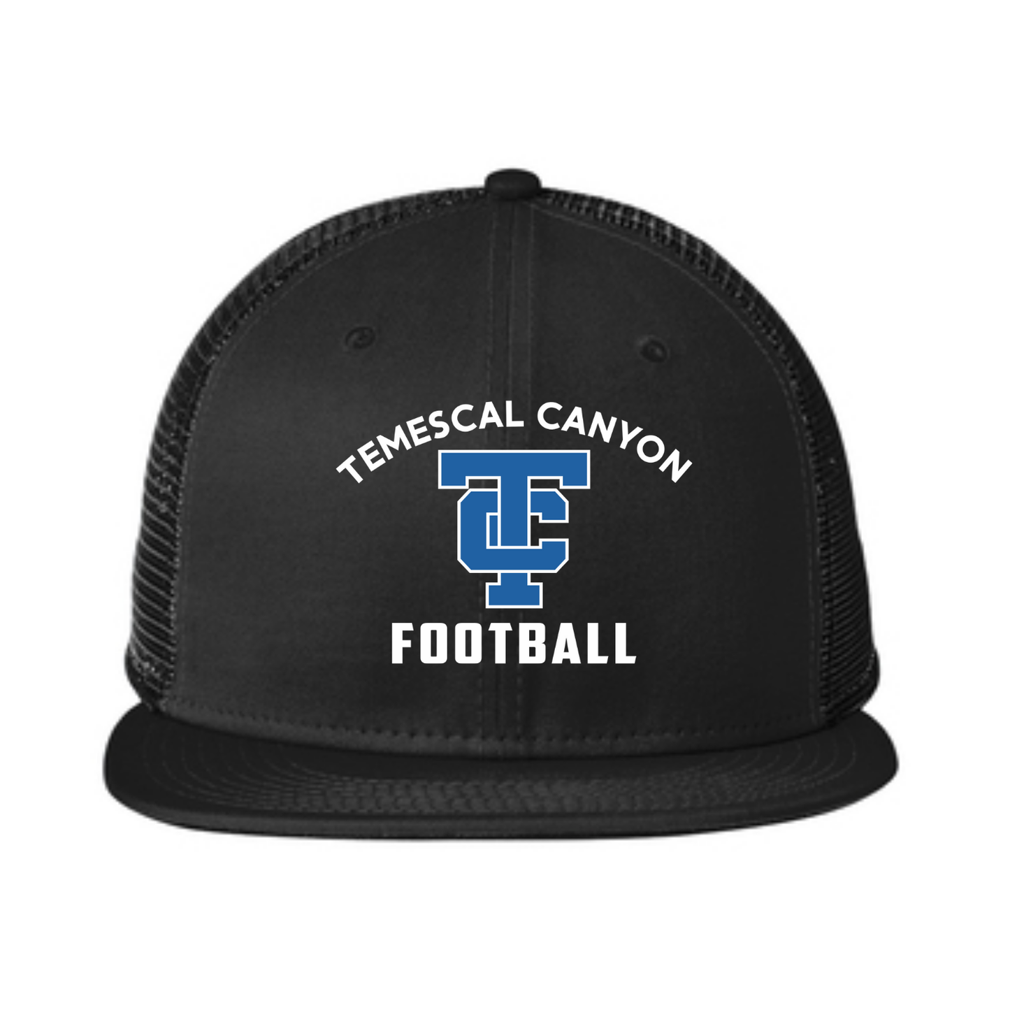 TCHS Football Flat Bill Mesh