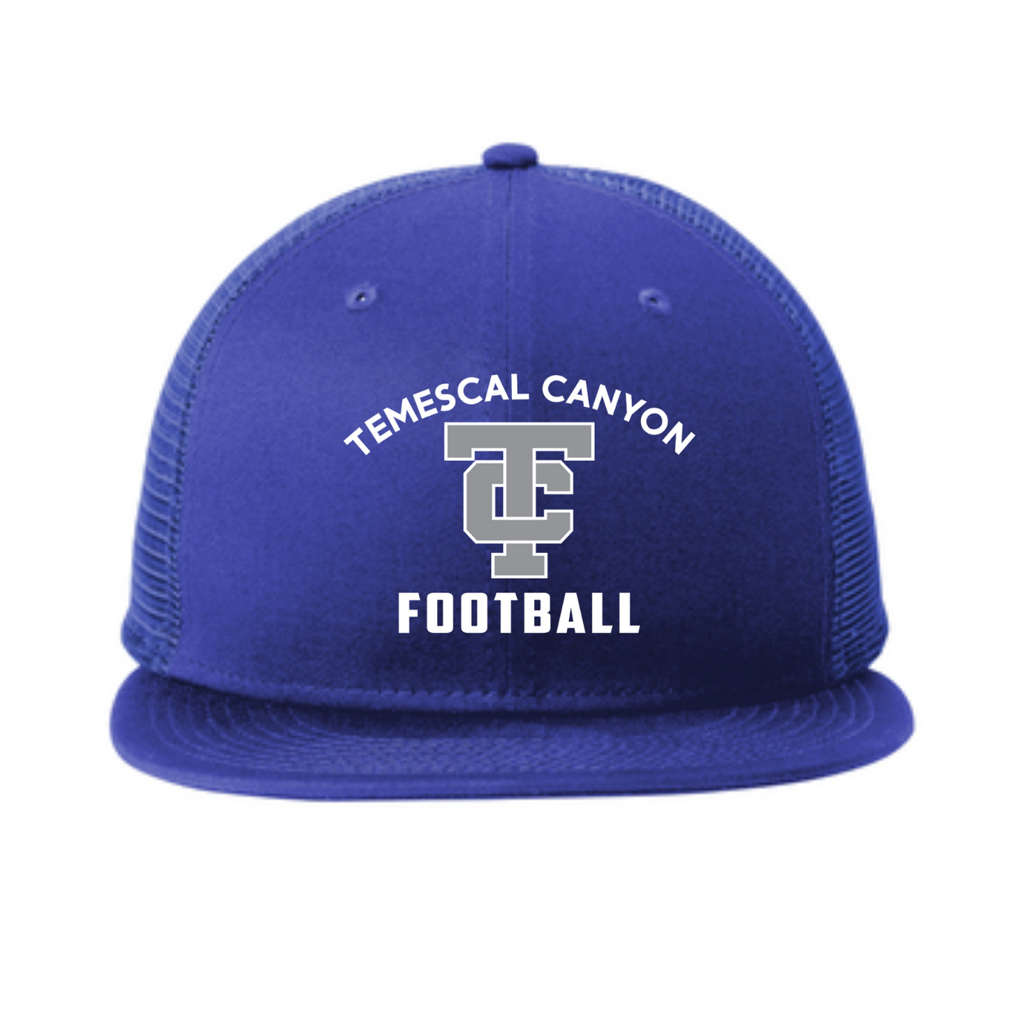 TCHS Football Flat Bill Mesh