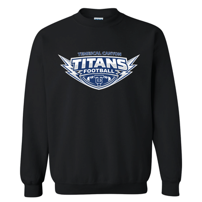 TCHS Football Fleece Crew Sweatshirt