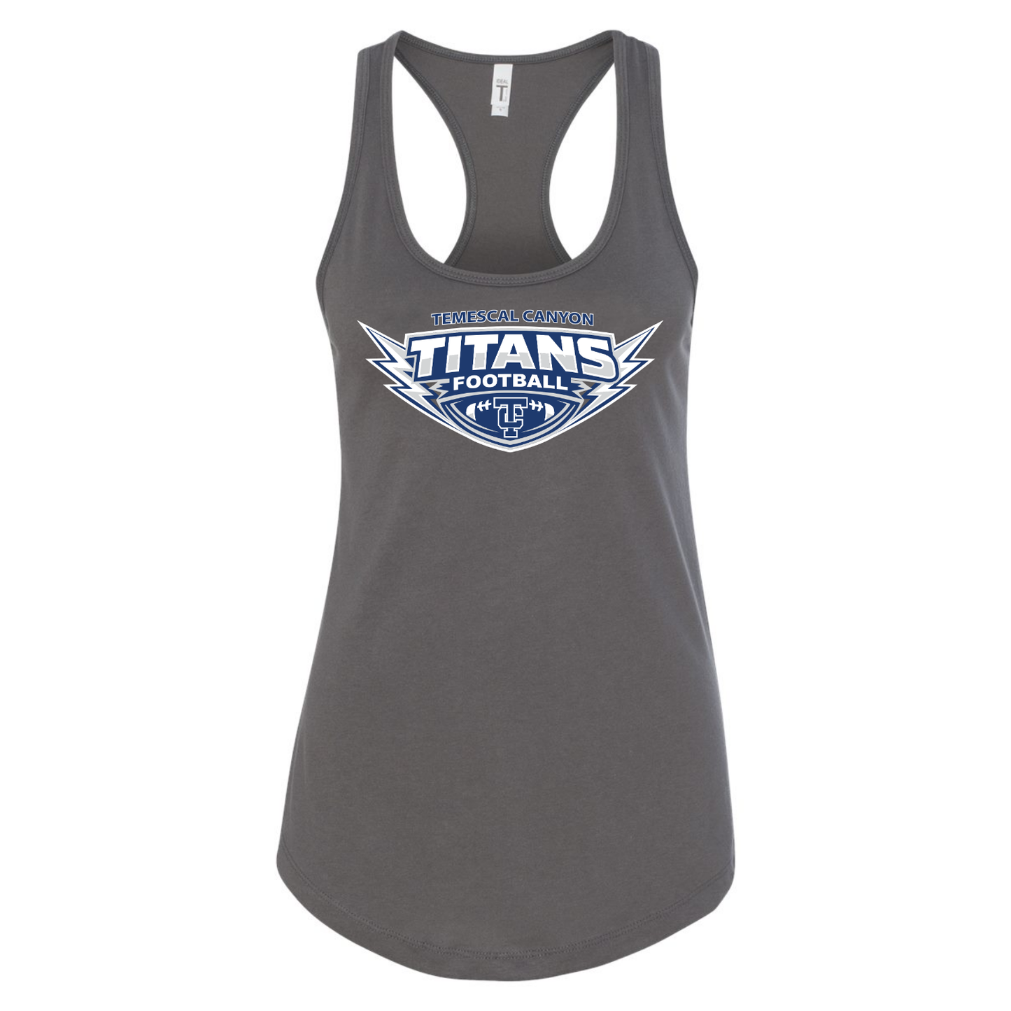 TCHS Football Ladies Racerback Tank