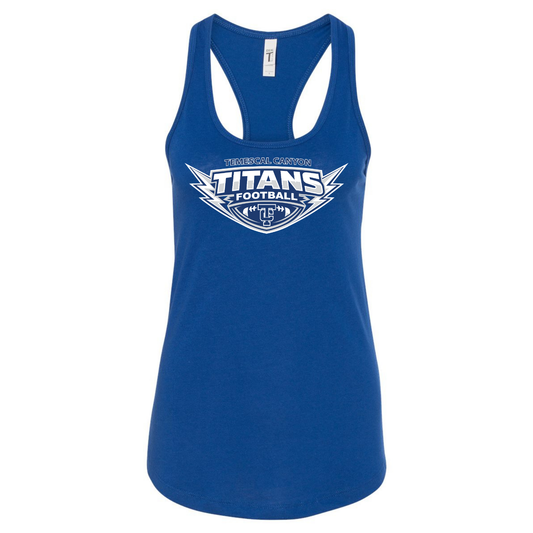 TCHS Football Ladies Racerback Tank