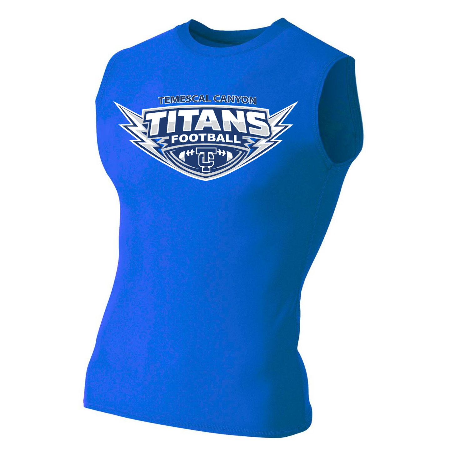 TCHS Football Sleeveless Compression Top