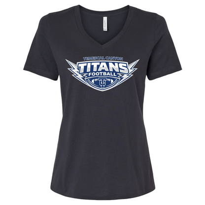 TCHS Football Ladies V-Neck